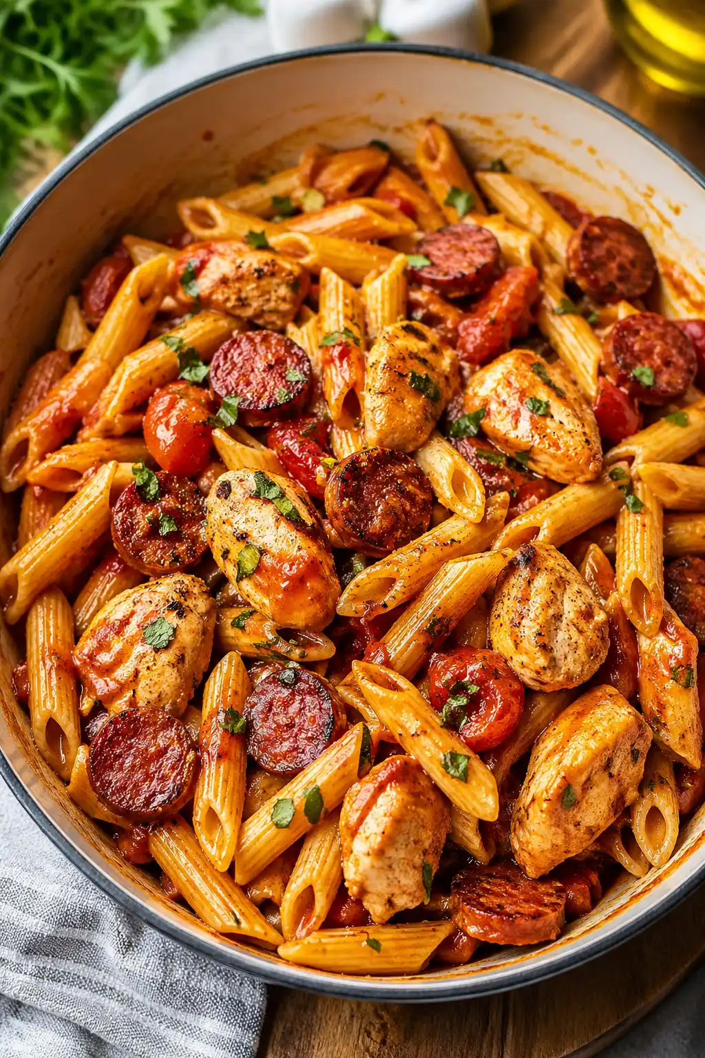Jamie Oliver Chicken and Chorizo Pasta Recipe