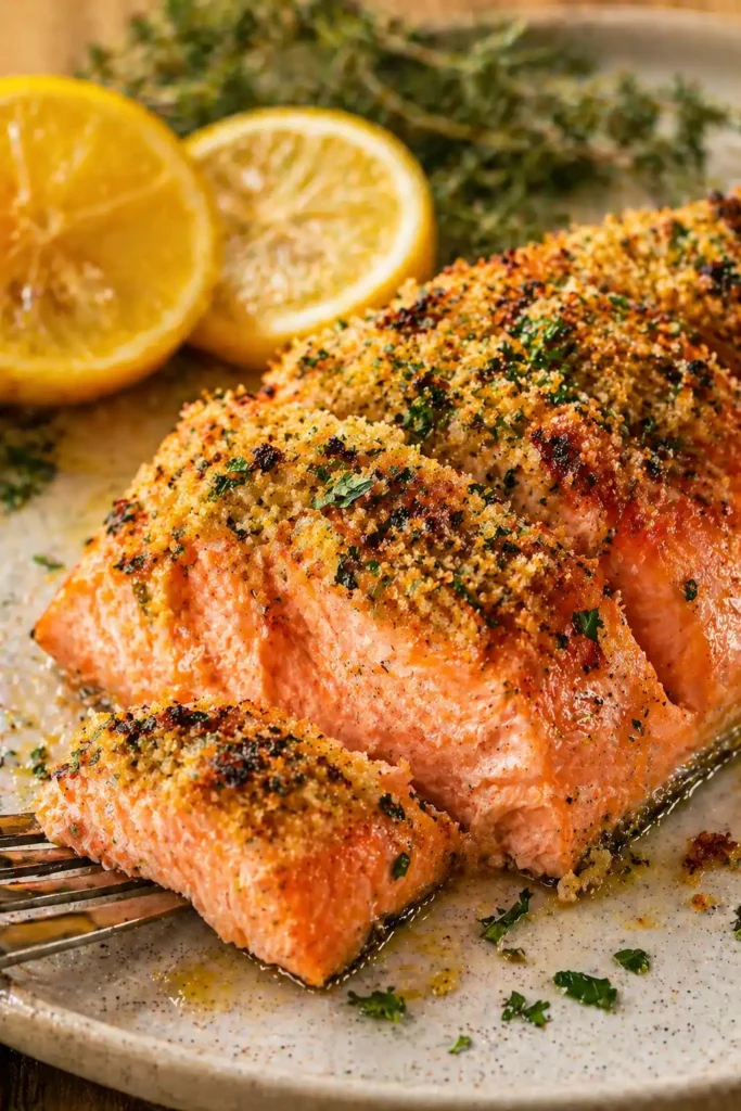 Jamie Oliver golden hasselback salmon