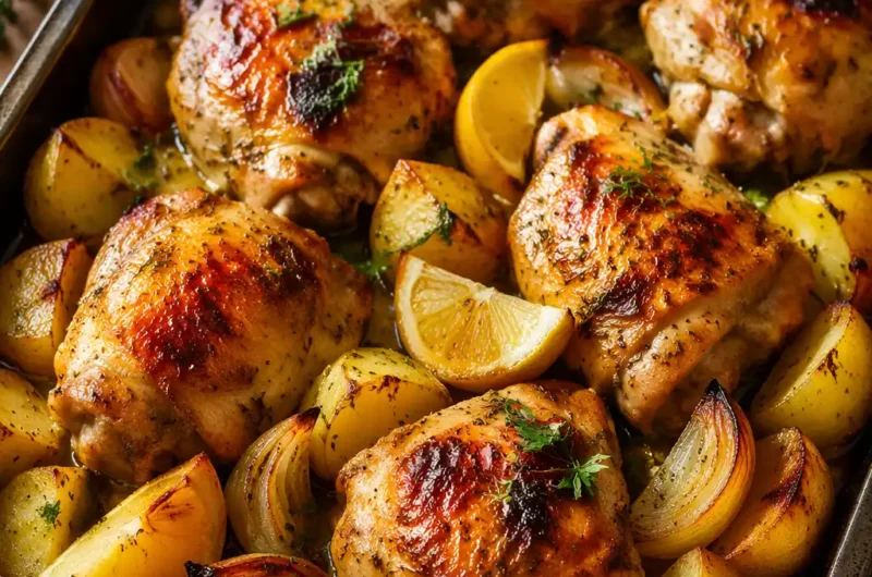 Nigella Chicken Potato Tray Bake Recipe