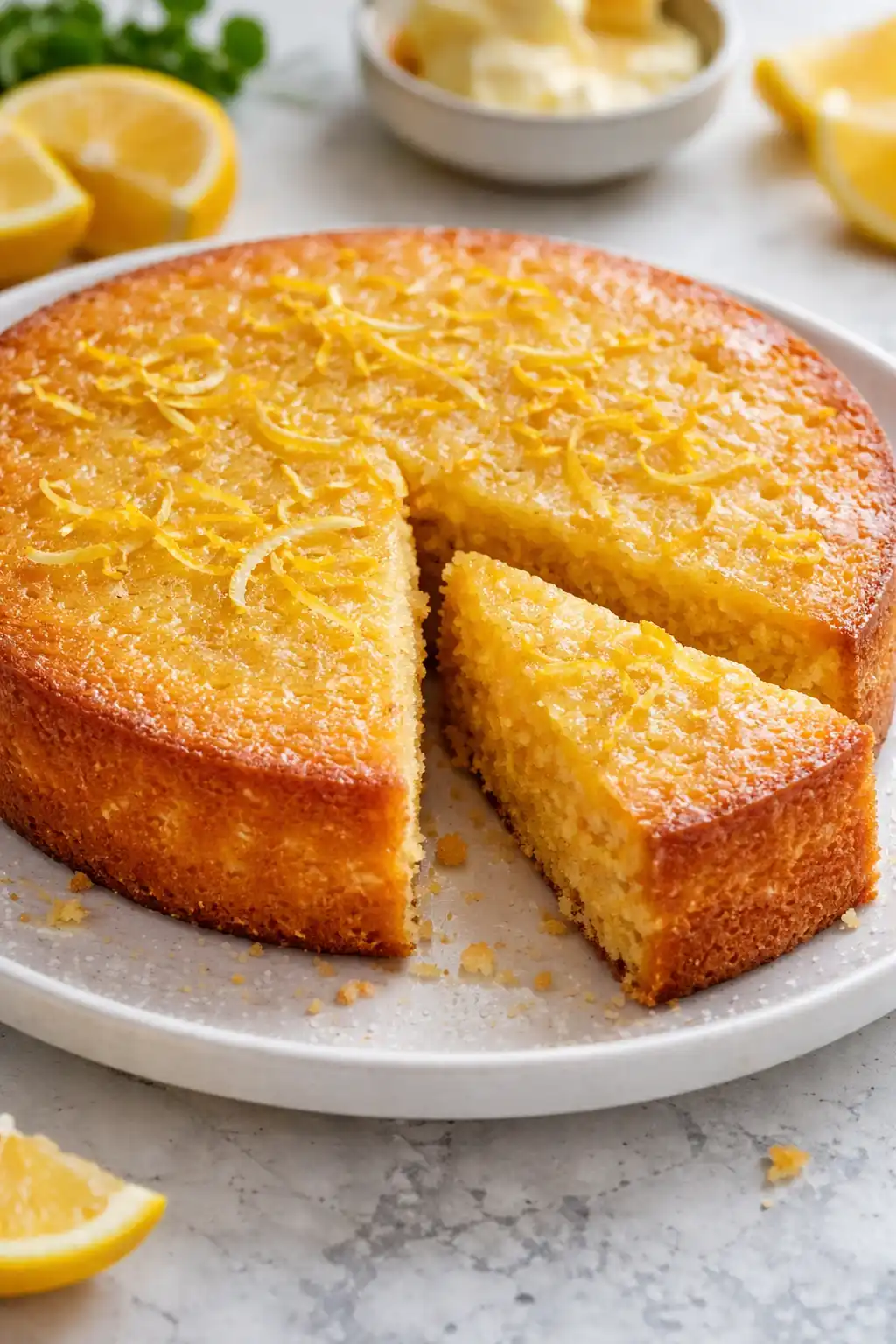 Nigella Lawson Lemon Polenta Cake