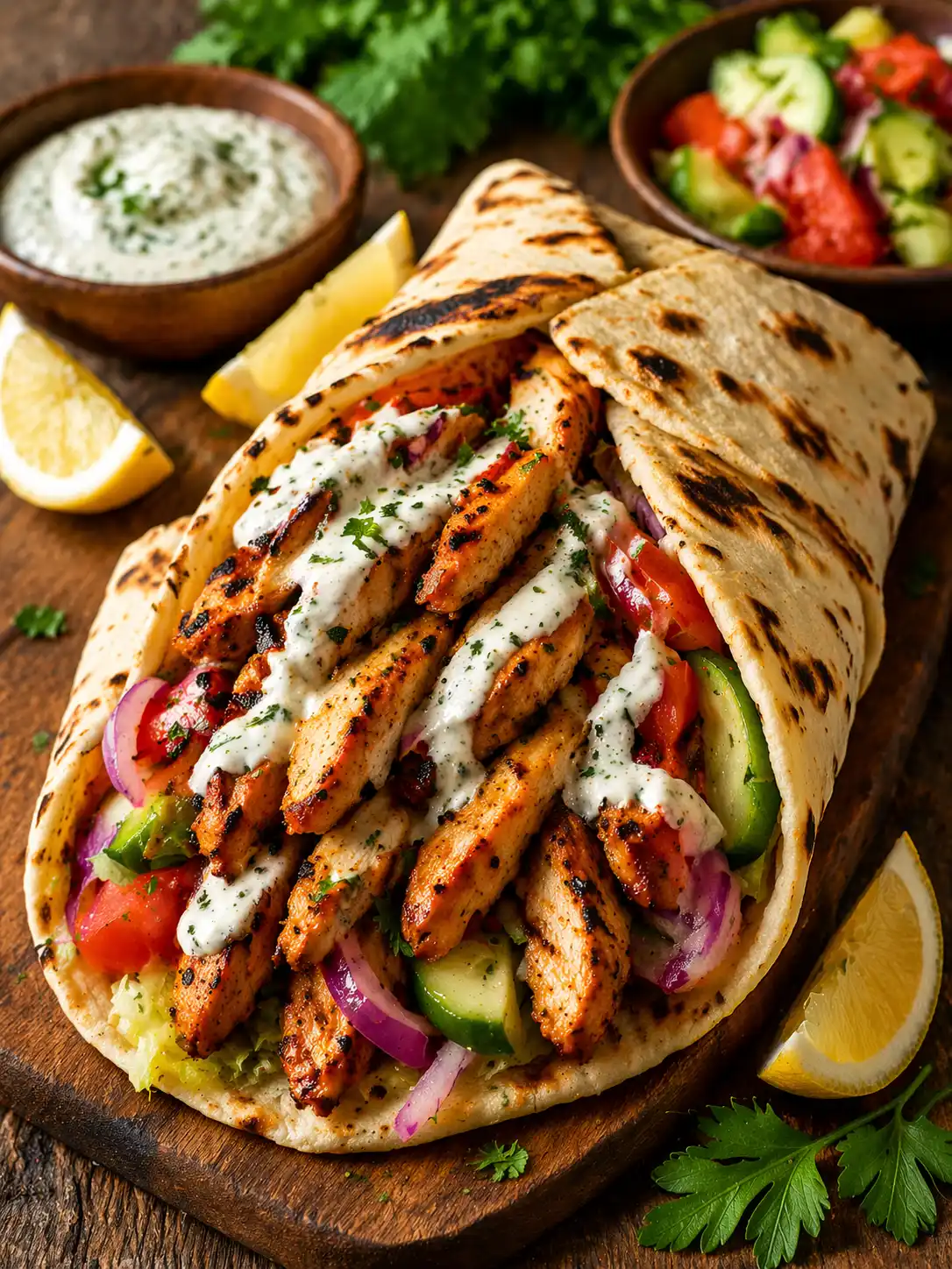 Nigella chicken shawarma