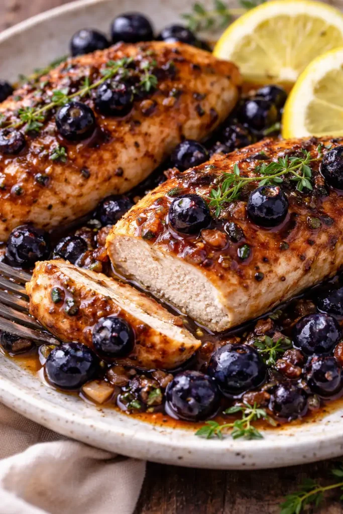 Jamie Oliver Chicken and Blueberry Recipe