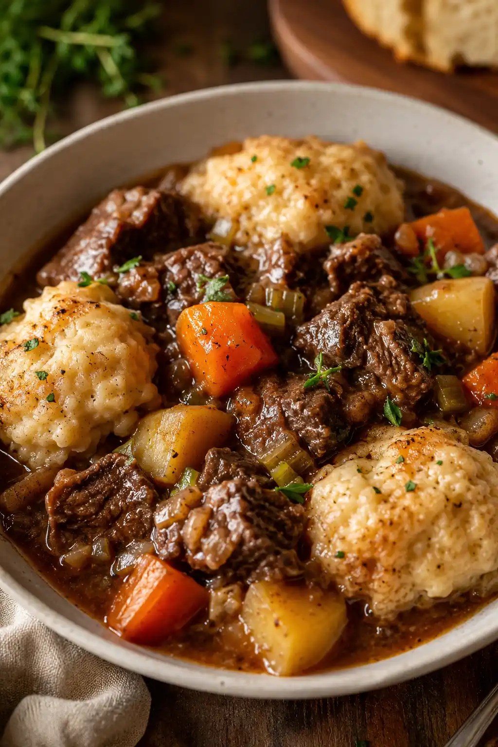 Jamie Oliver Beef Stew and Dumplings