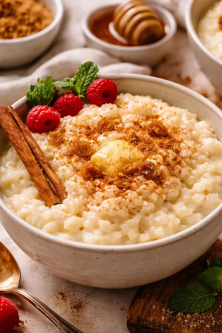 Jamie Oliver creamy rice pudding