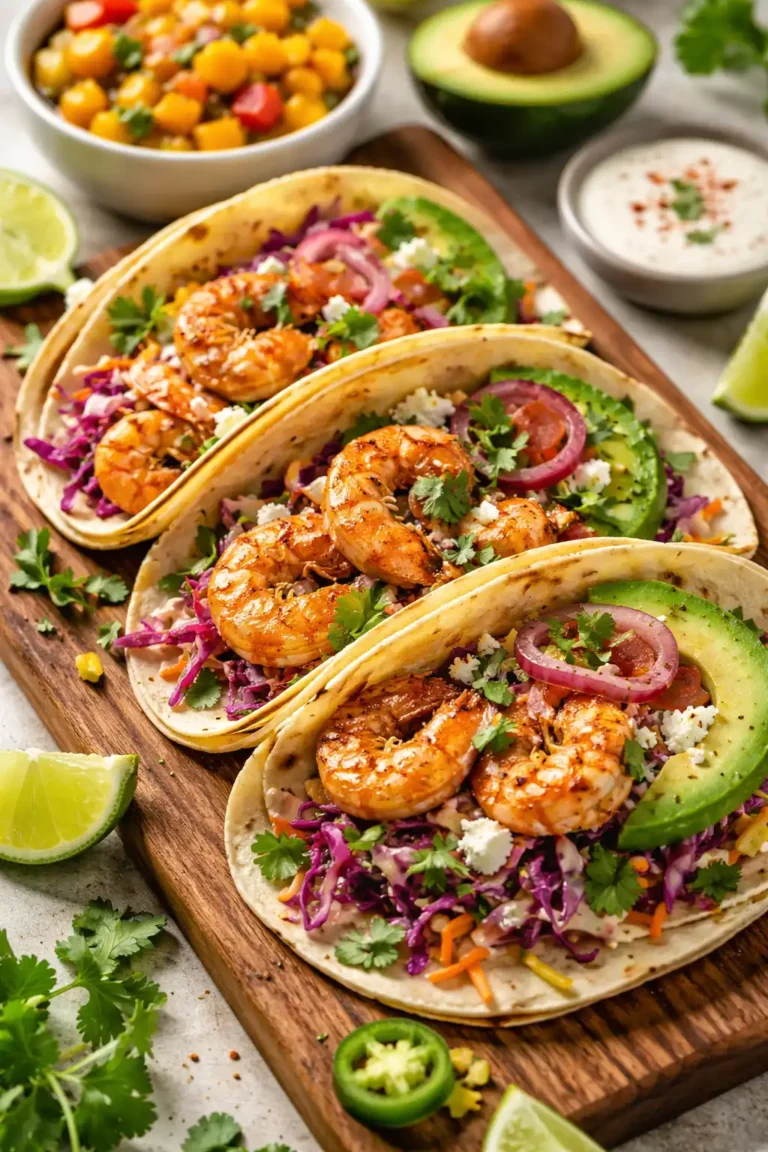 Jamie Oliver Prawn Tacos