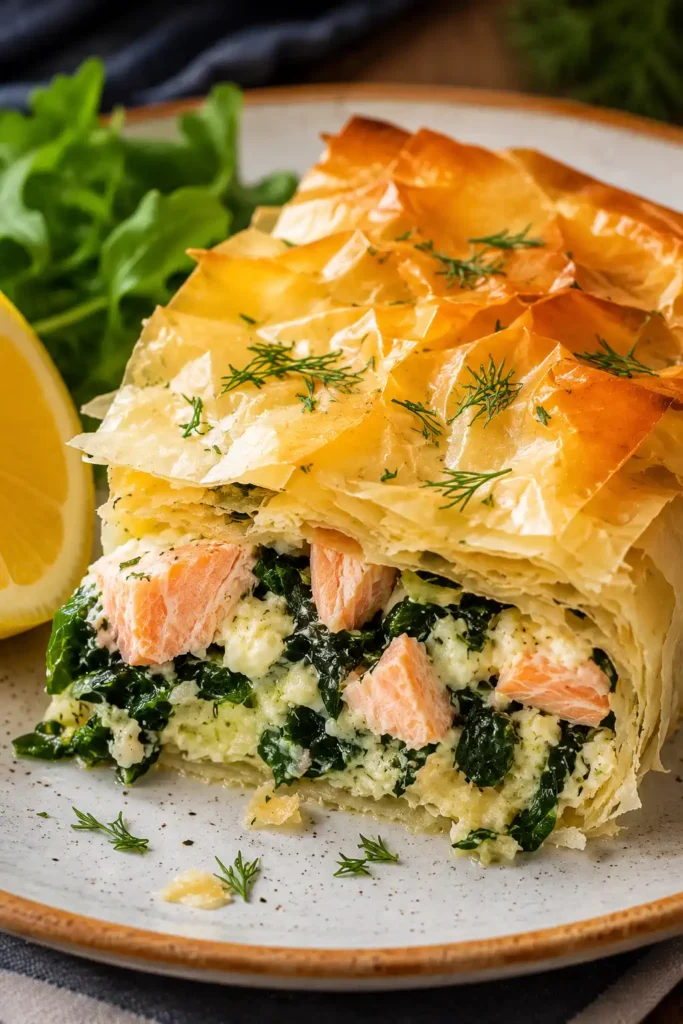 Jamie Oliver Salmon Filo Pie Recipe