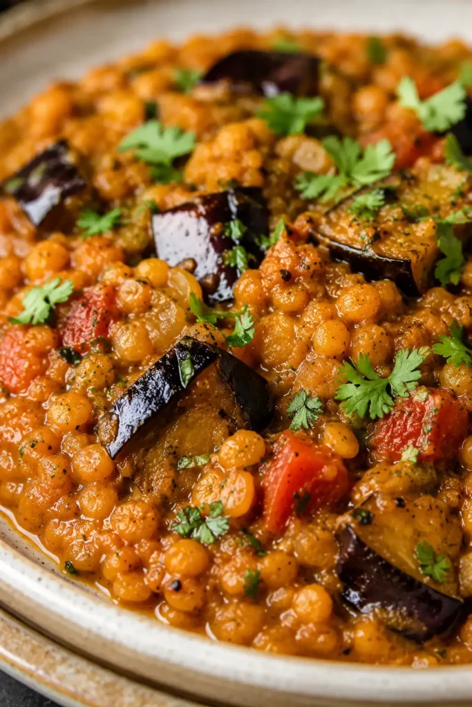 Jamie Oliver aubergine daal