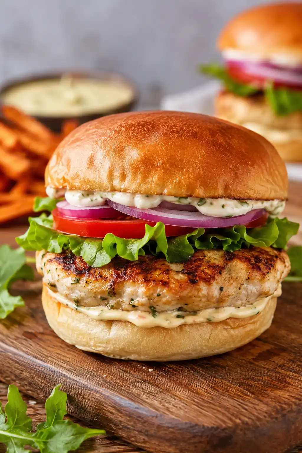 Jamie Oliver chicken burger