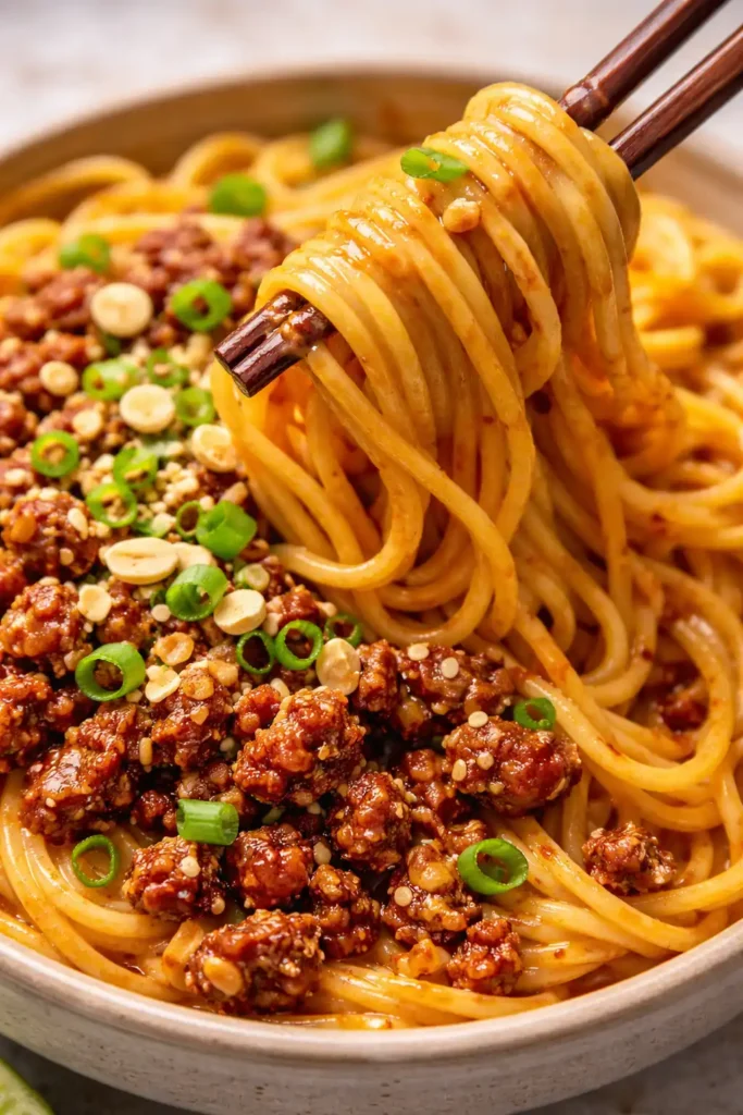 Jamie Oliver dan dan noodles recipe