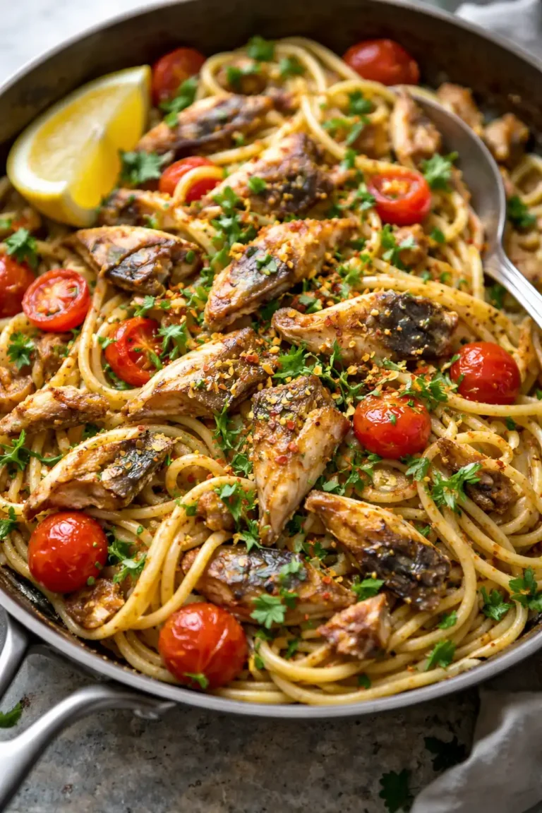 Jamie Oliver mackerel pasta