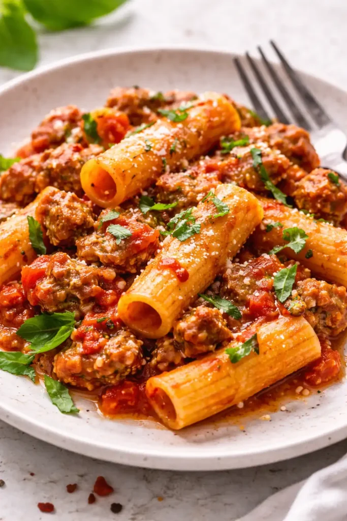 Jamie Oliver sausage pasta