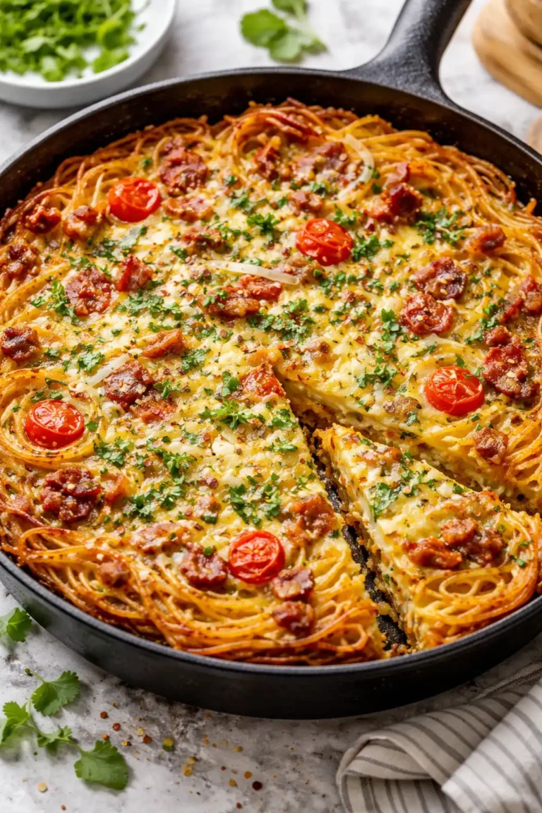 Jamie Oliver spaghetti frittata