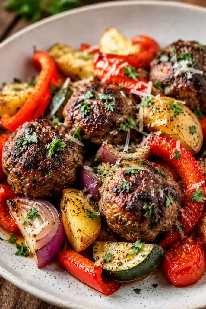 Jamie Oliver Meatball Traybake Recipe
