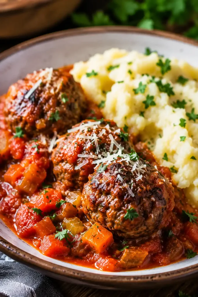 Jamie Oliver mountain meatballs